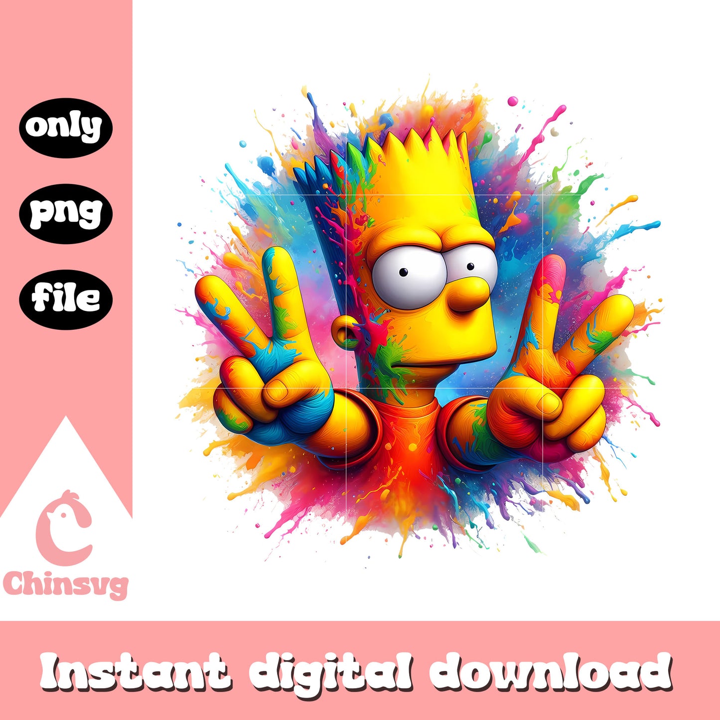 Simpson bard member design png, the simpsons movie png