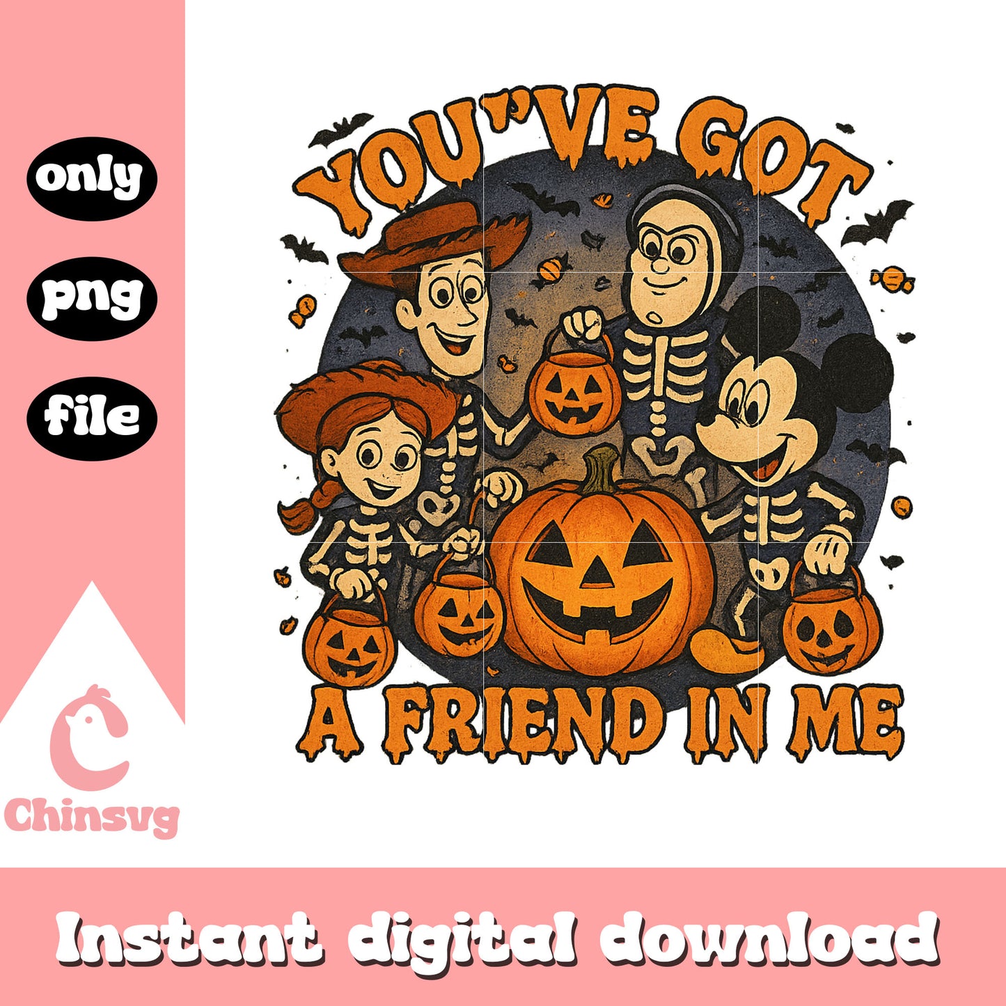 Skeleton toy story you've got a friend in me png, toy story png