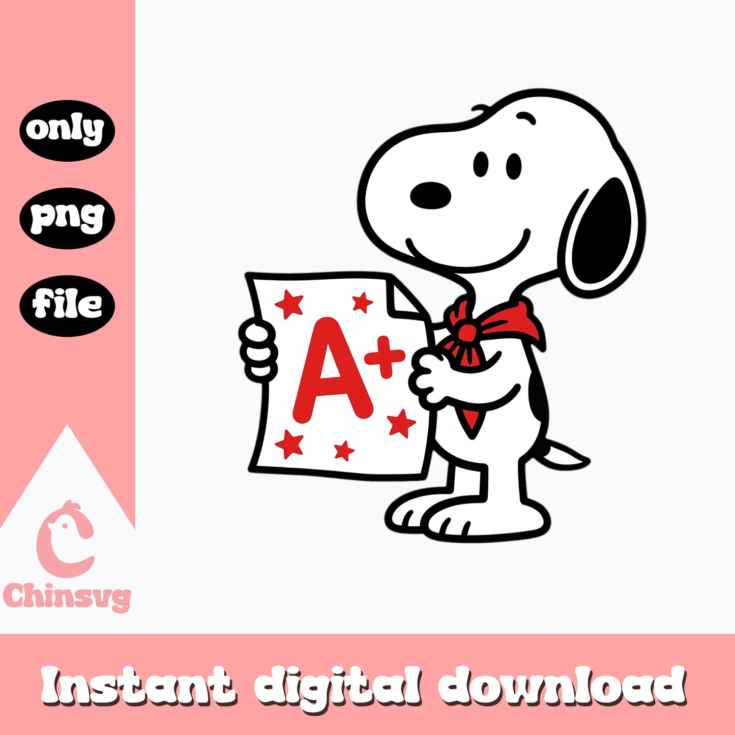 Snoopy Back To School PNG, Peanuts A Plus PNG, Teacher PNG