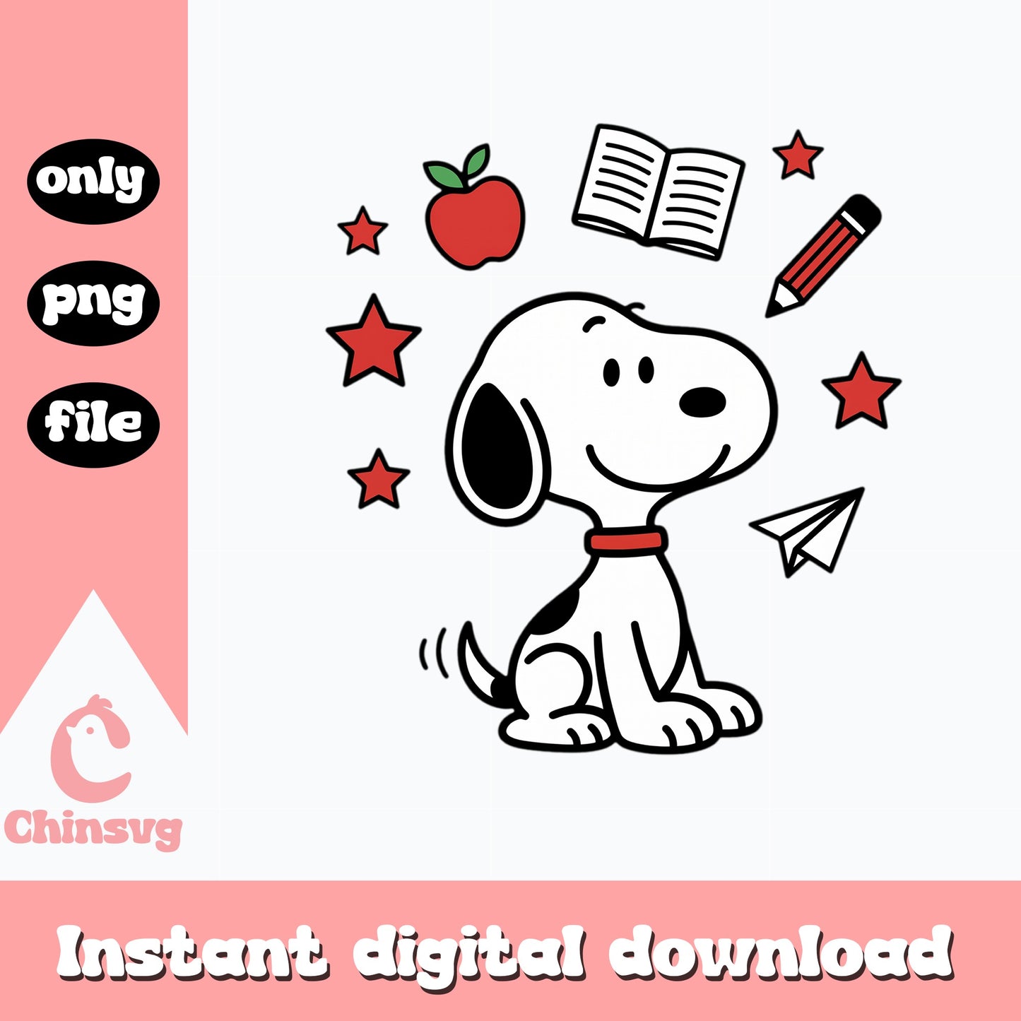 Snoopy Back To School PNG, Peanuts School Clipart, Teacher PNG