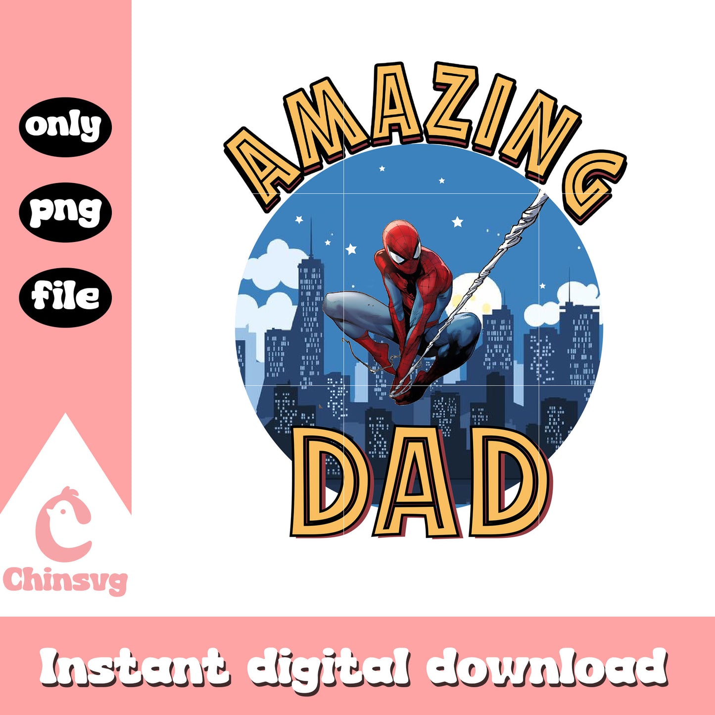 Spiderman amazing dad png, spiderman png, adventure png