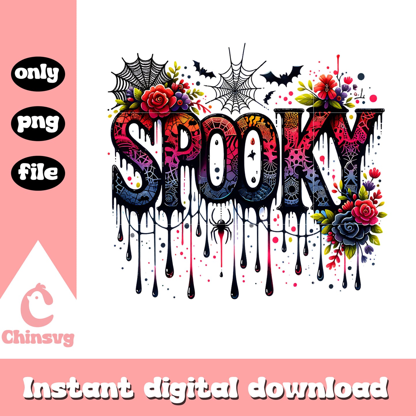 Spooky horror text design png, halloween vibes png