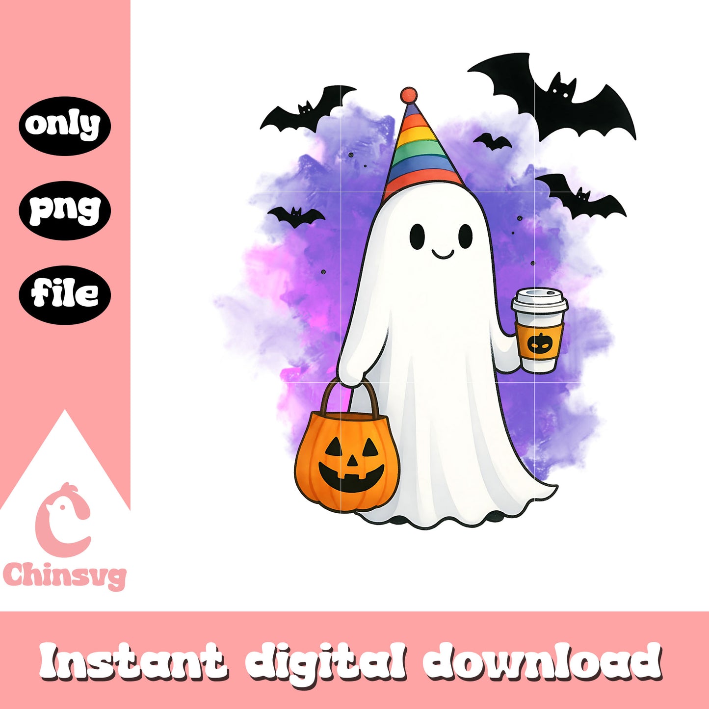 Spooky on halloween horror night png, trick or treat png