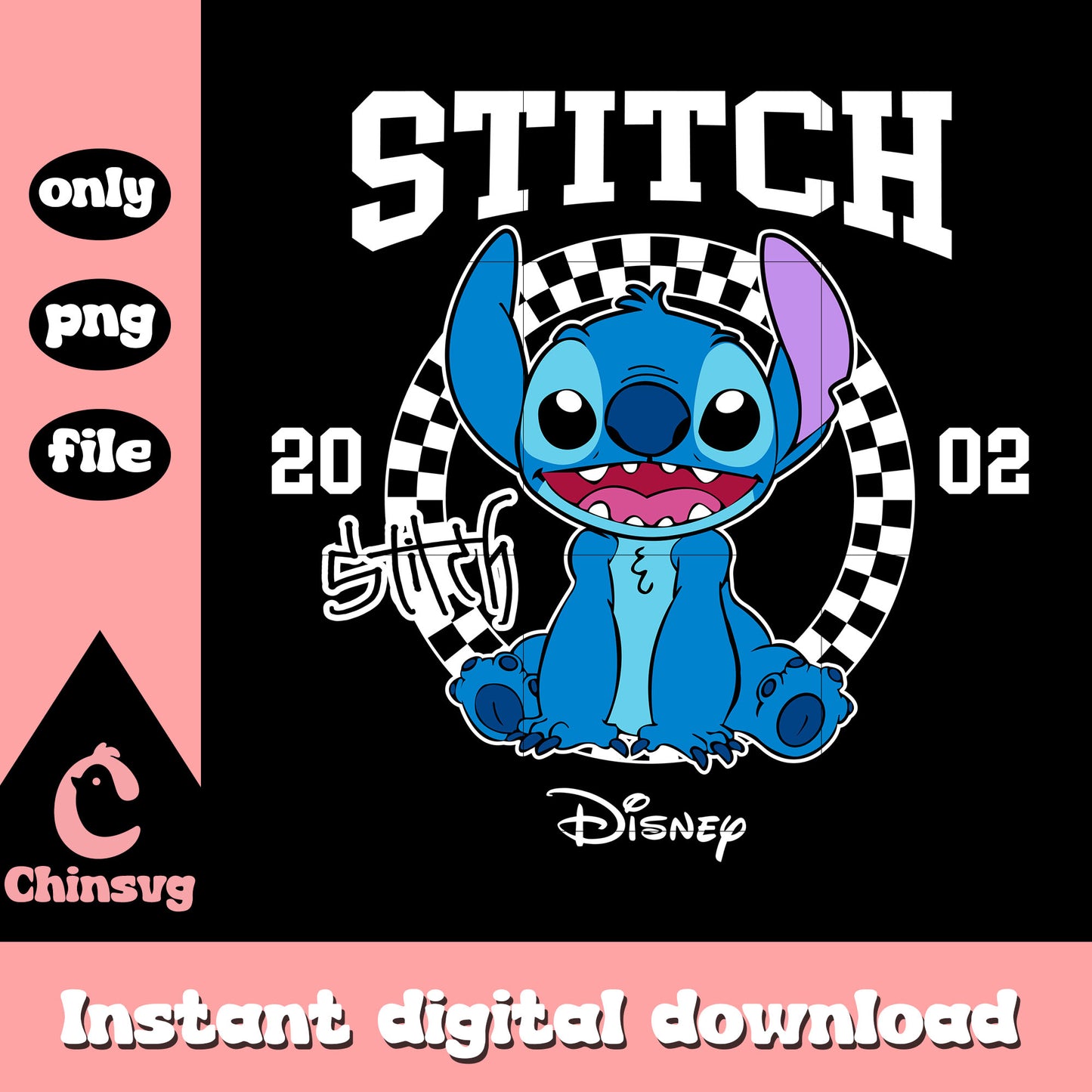 Stitch 2002 disney design png, stich character png, disney cartoon png