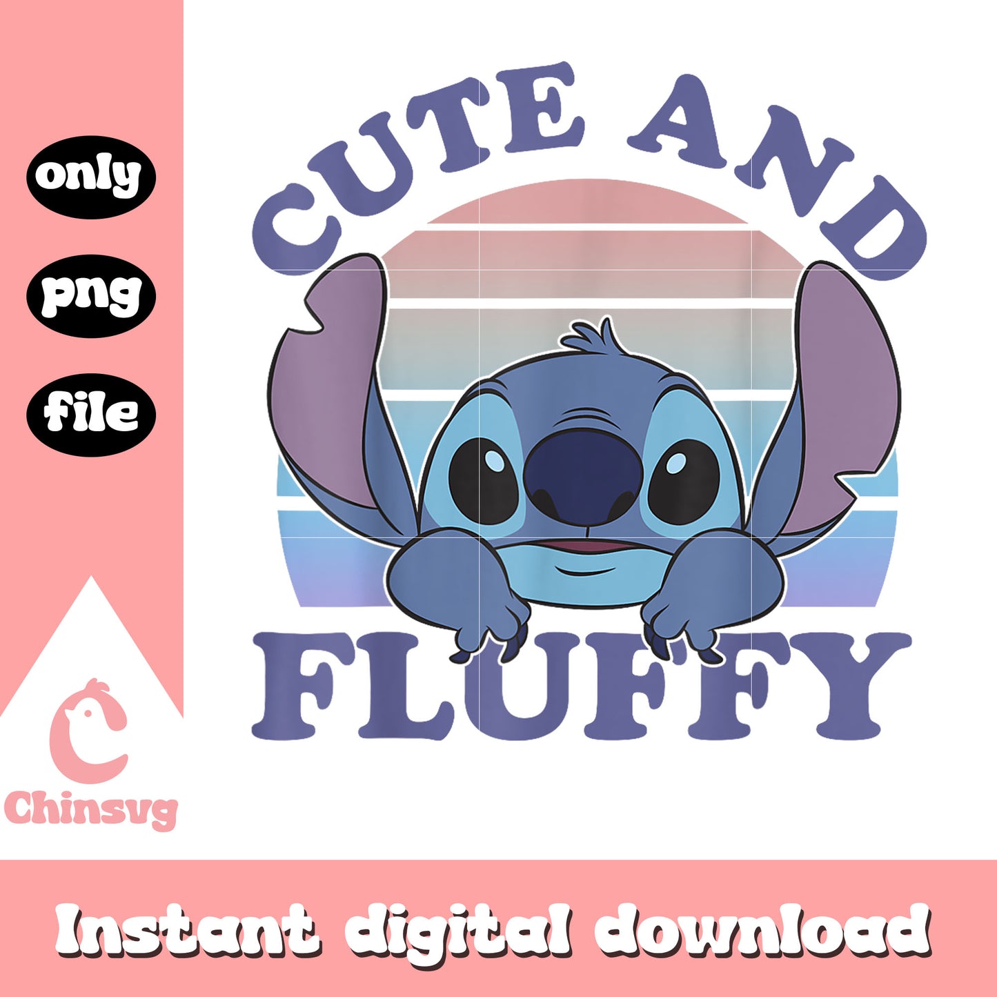 Stitch Cute and fluffy png, Stitch cute and fluffy portrait png