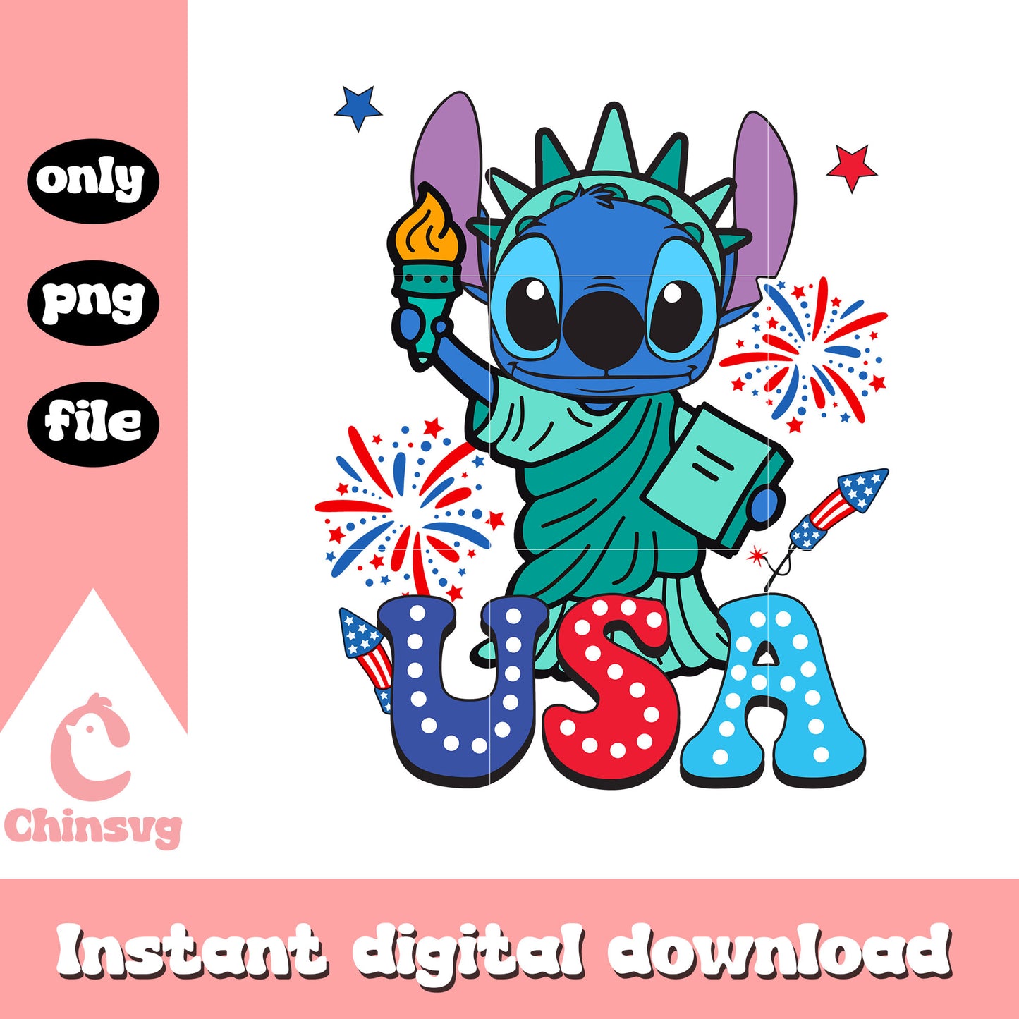 Stitch Statue of Liberty png, stitch usa Liberty png, stitch png