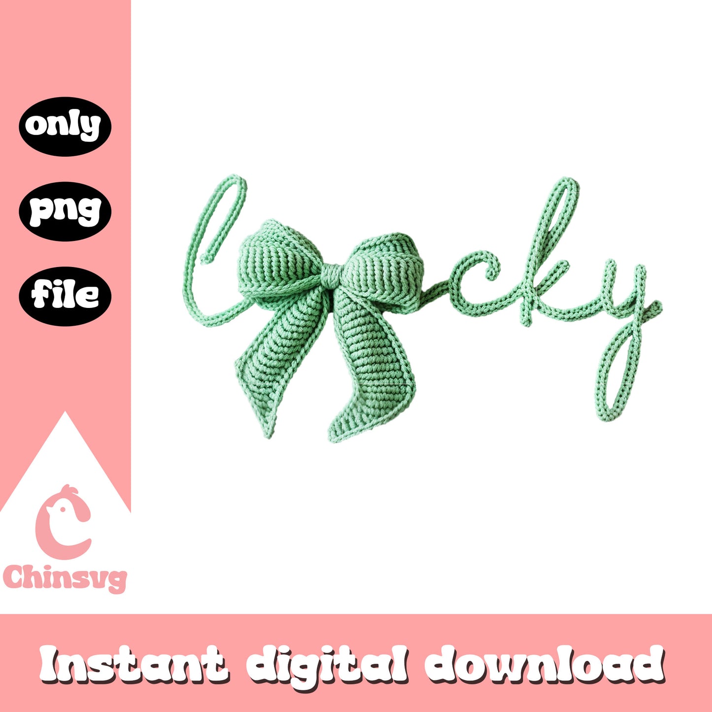 St patrick’s bow lucky png, st. patrick's day decor png