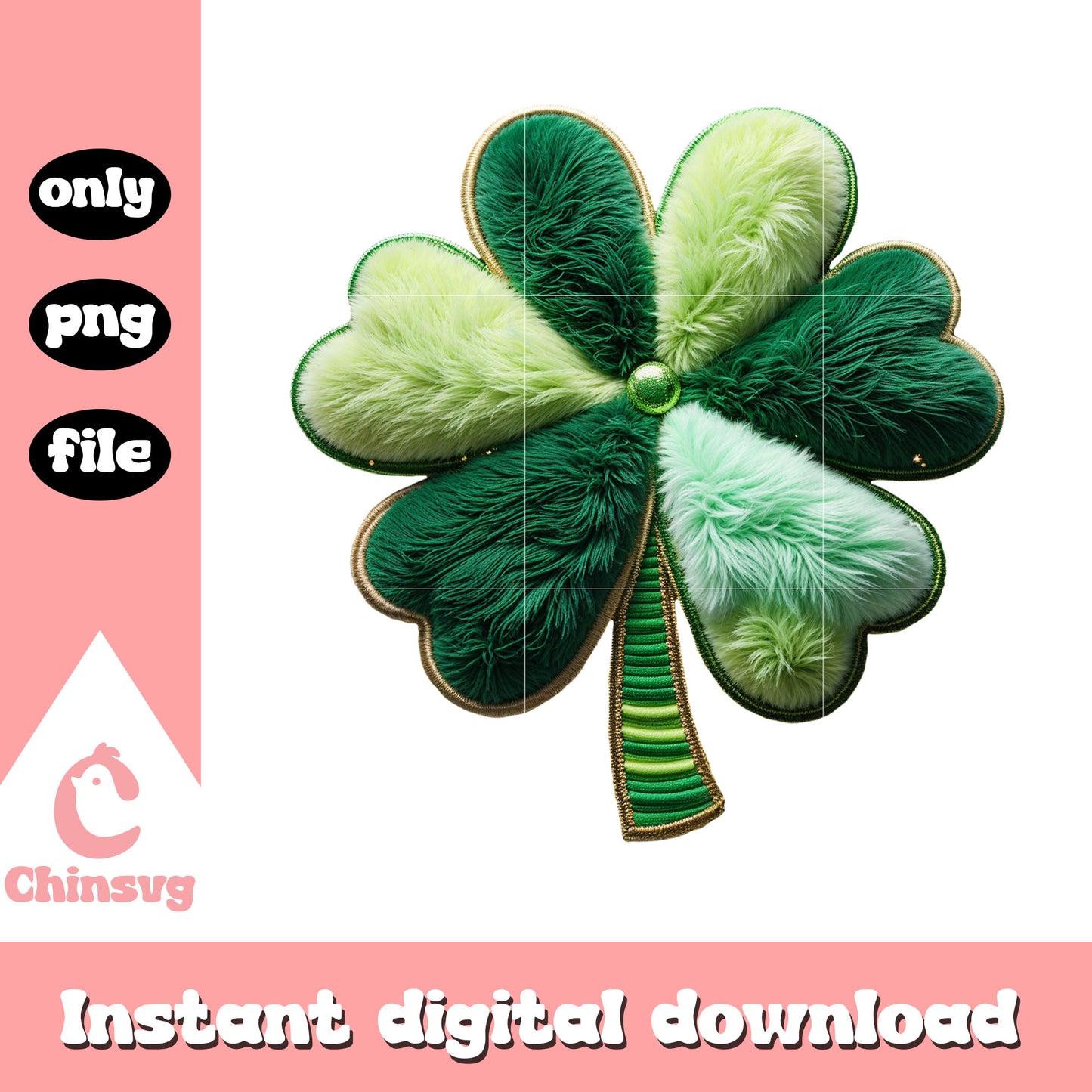 St patrick’s clover colorful png, clover st patrick's day png