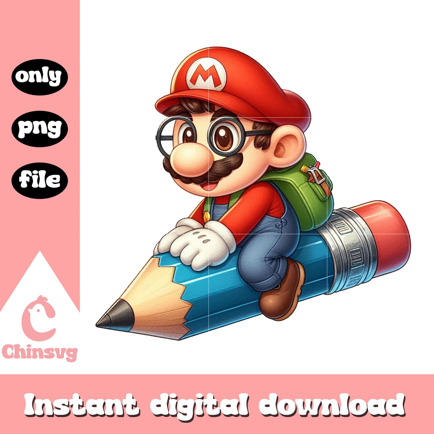 Super Mario drive school design png, super mario bros png