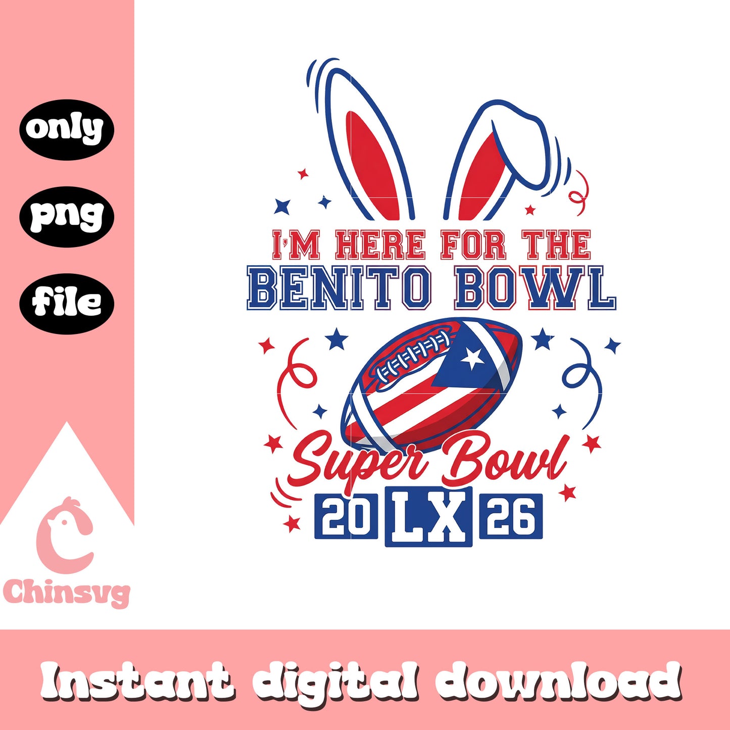 Super bowl lix 2026 svg, super bowl halftime show svg, bad bunny svg