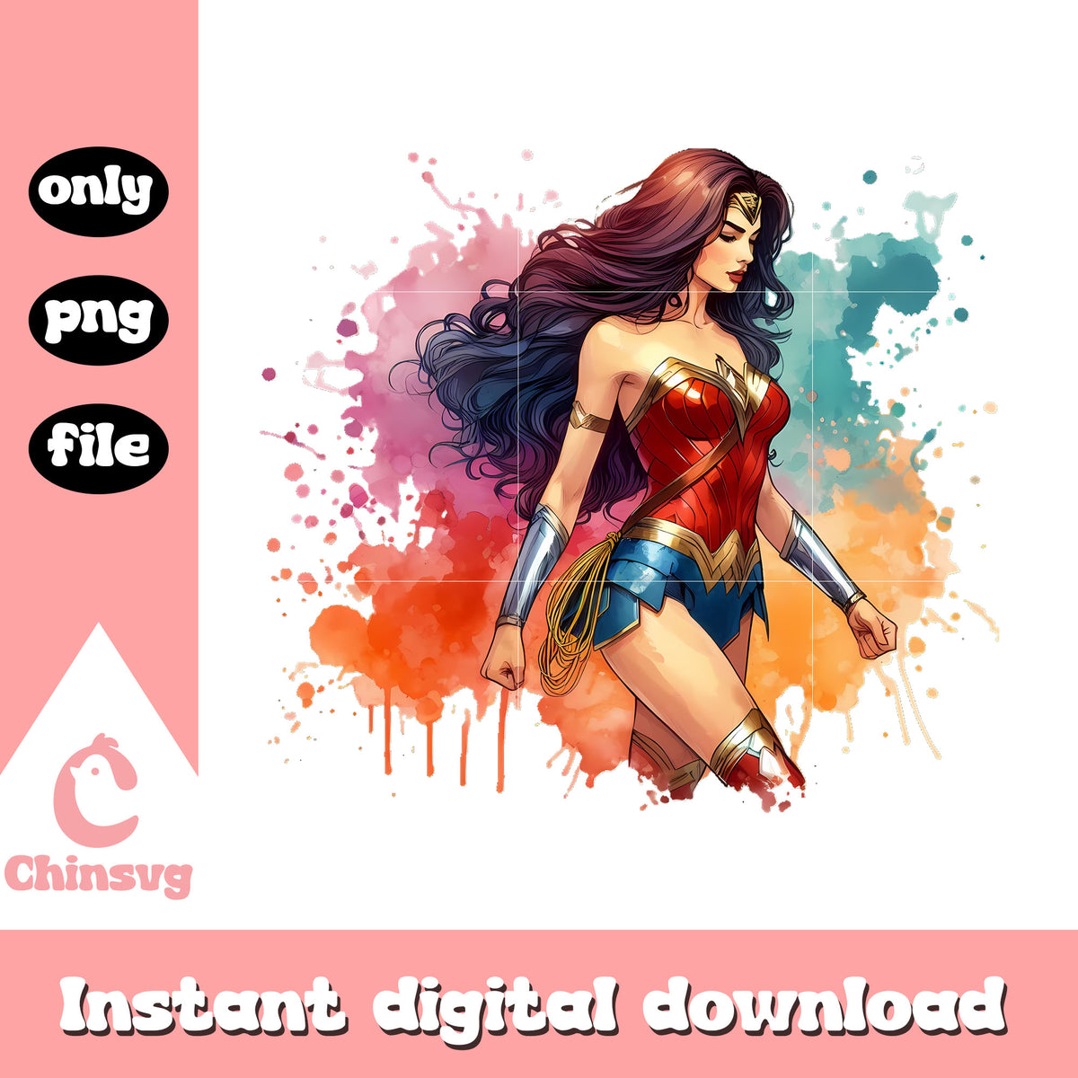 Superhero wonder woman deisgn png, marvel superhero png