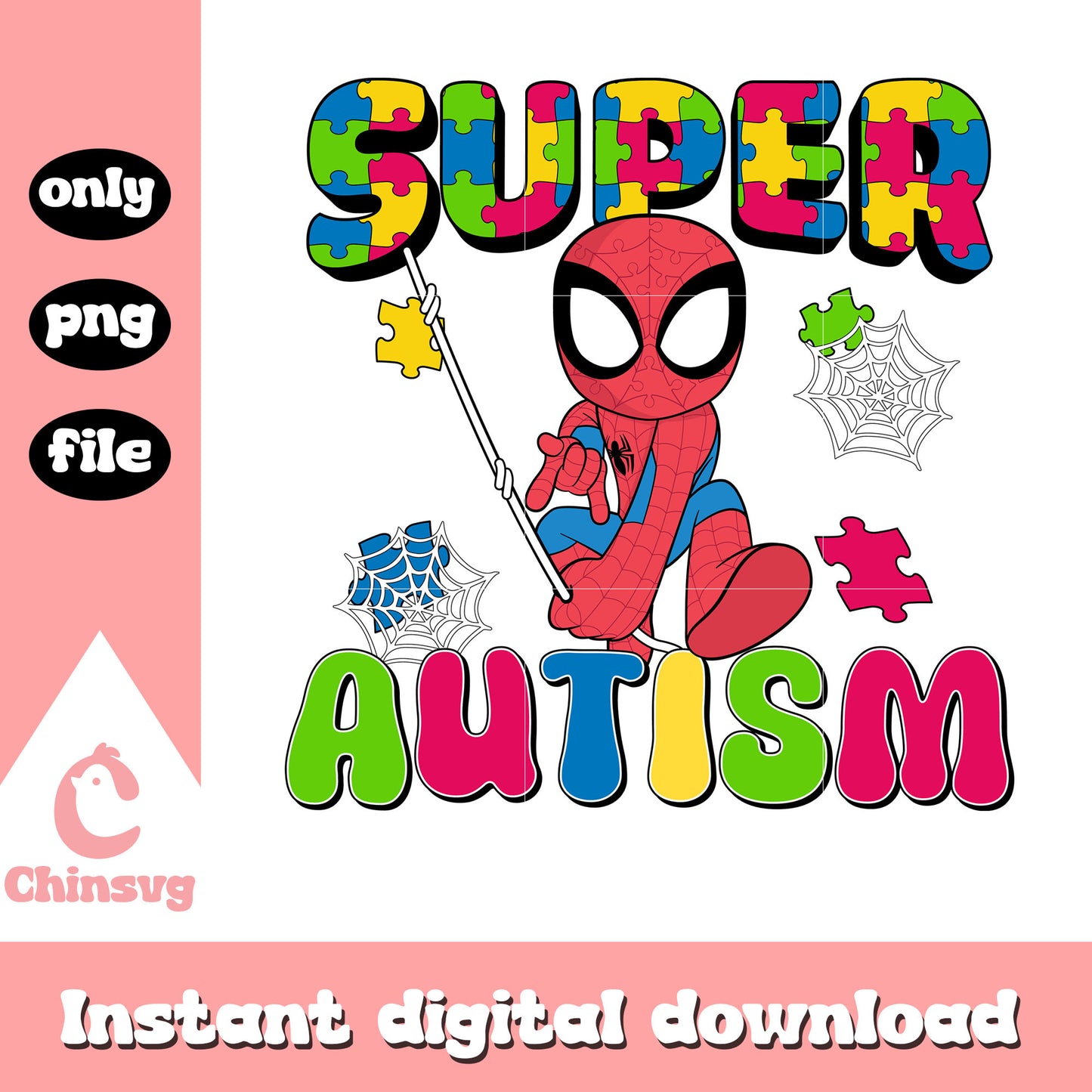 Super spiderman cartoon autism png, autism awareness png