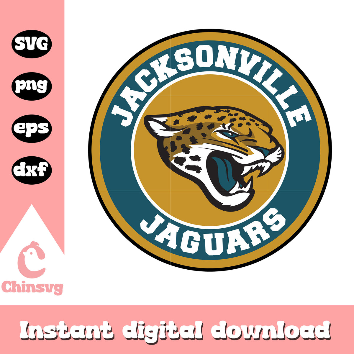 Team jacksonville jaguars nfl logo svg, jaguars new logo nfl svg