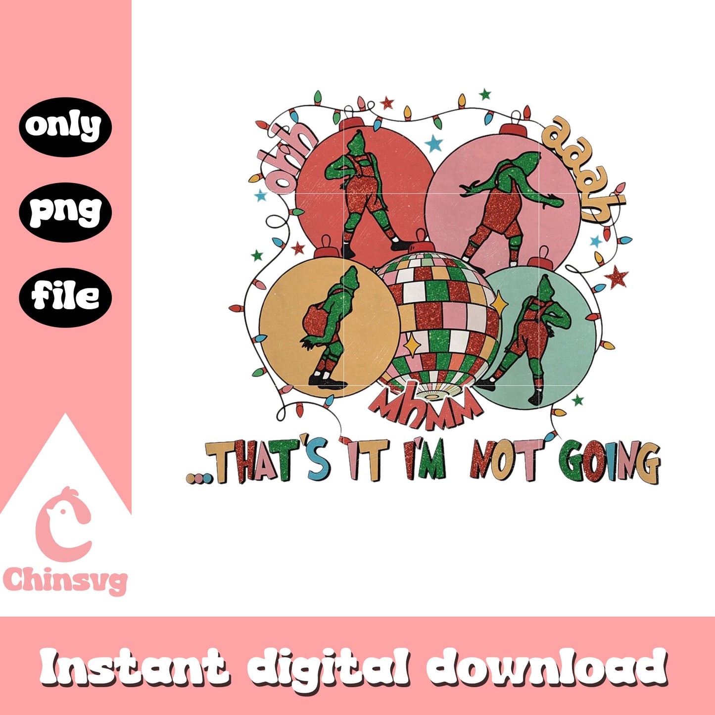 That's it i'm not going quote christmas lights png, grinch lights png