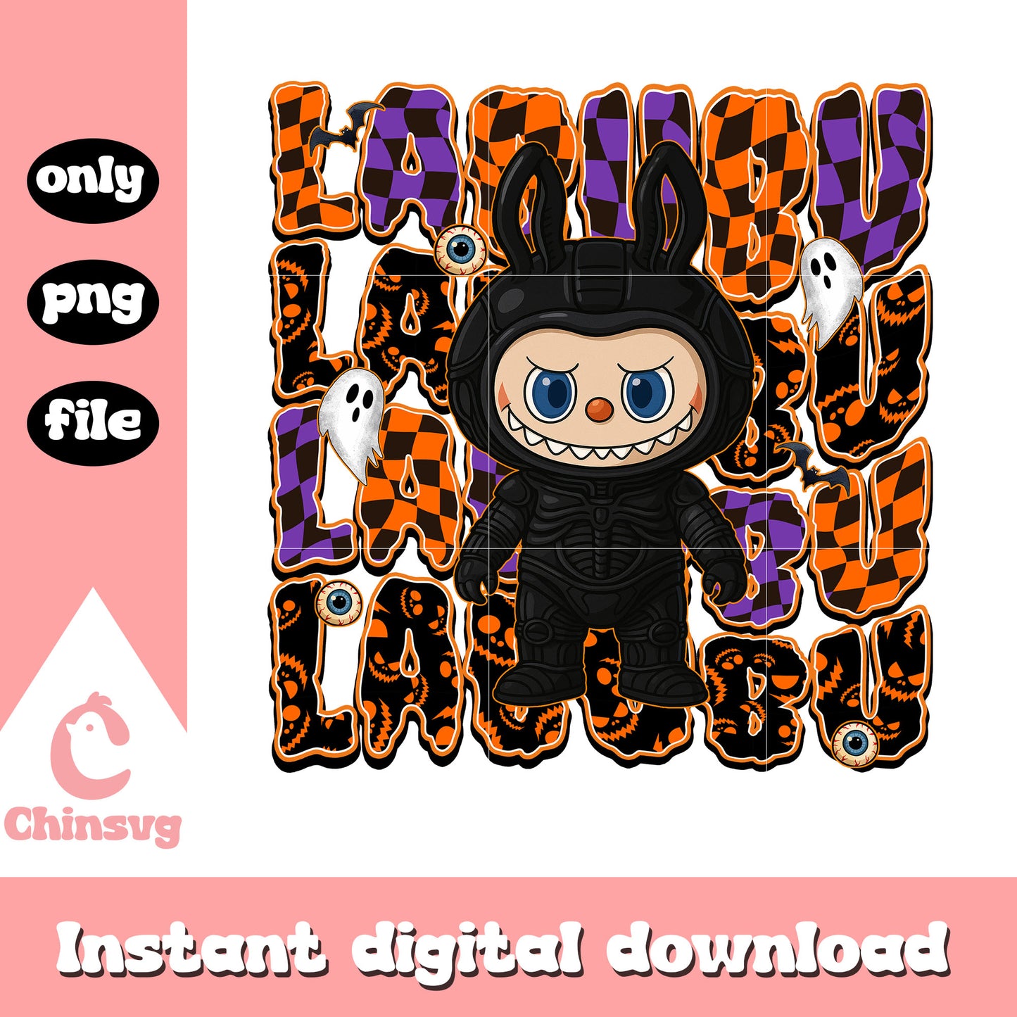 The alien labubu doll design png, alien character png