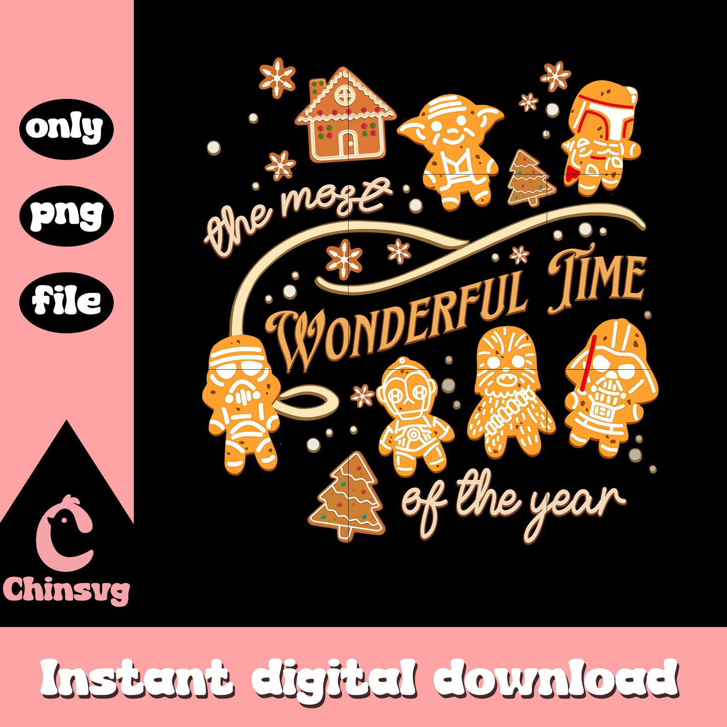 The most wonderful time of the year png, christmas quotes png