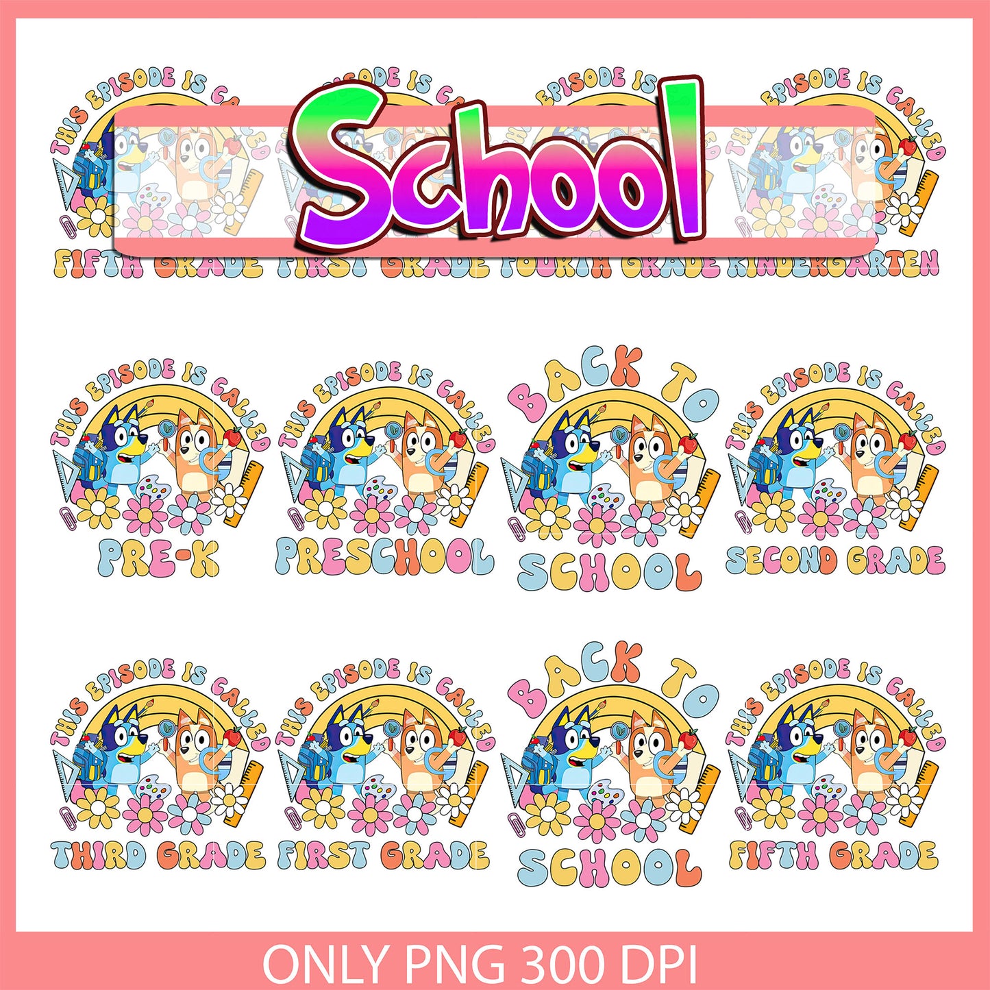 This episode is called blue and bingo bundle png, blue bingo png