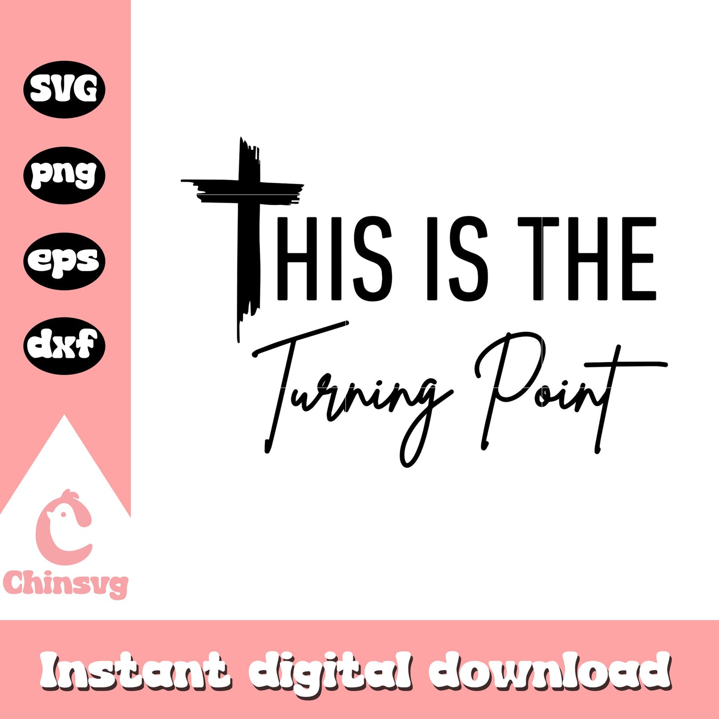 This is the turning point logo svg, turning point usa svg