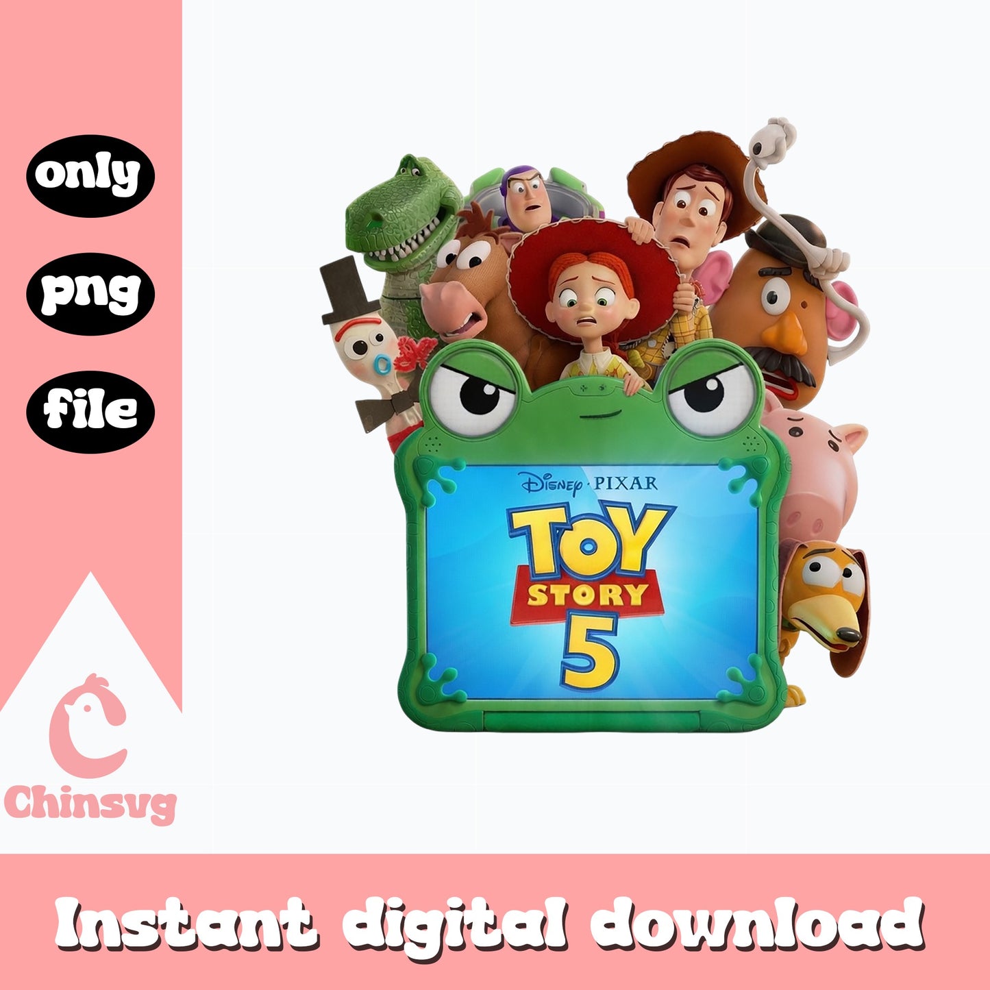 Toy Story 5 Characters PNG, Disney Pixar PNG, Woody Buzz PNG