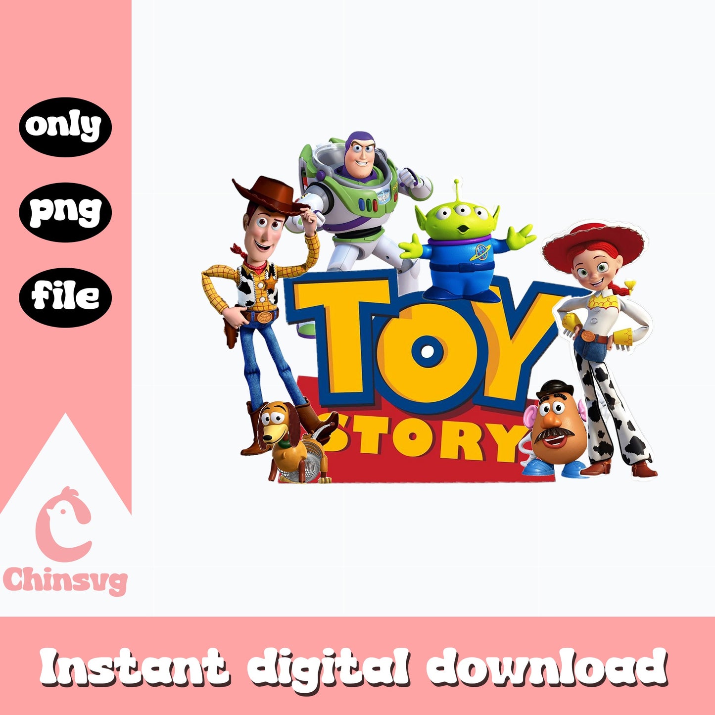 Toy Story Characters PNG, Woody Buzz Lightyear PNG, Disney PNG