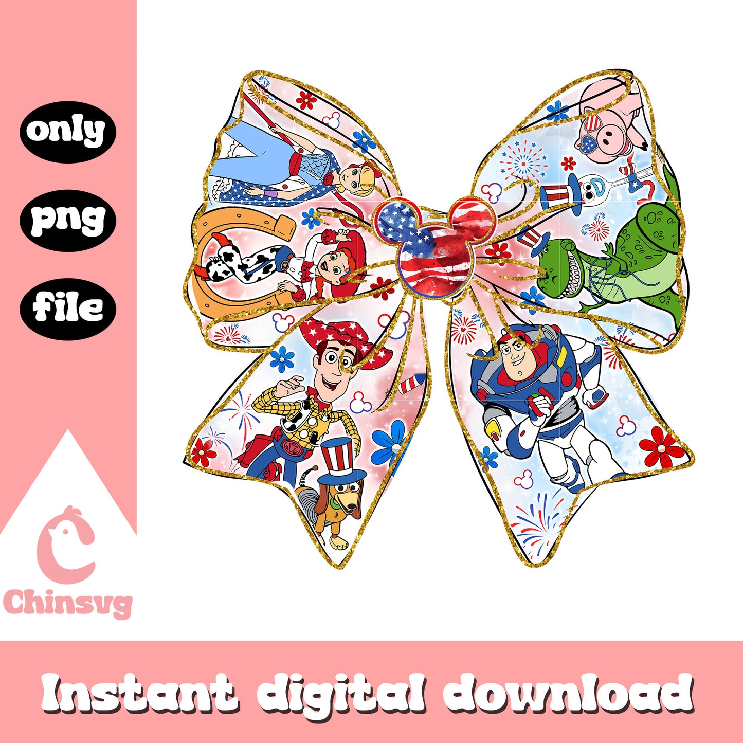 Toy story character bow png, Toy story character png, toy story png