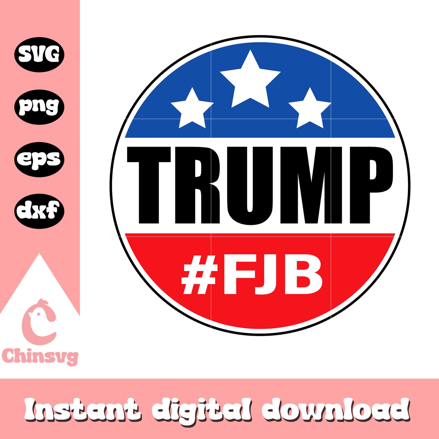 Trump fjb logo design svg, donald trump logo svg, trump svg