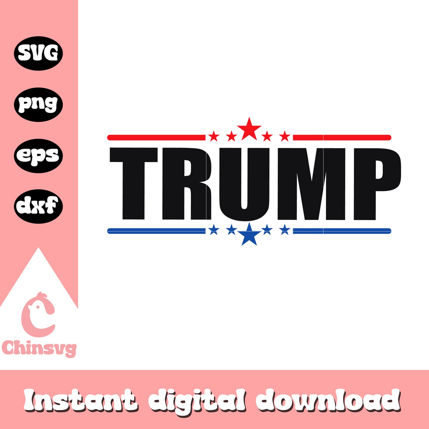 Trump logo design svg, donald trump logo svg, trump svg