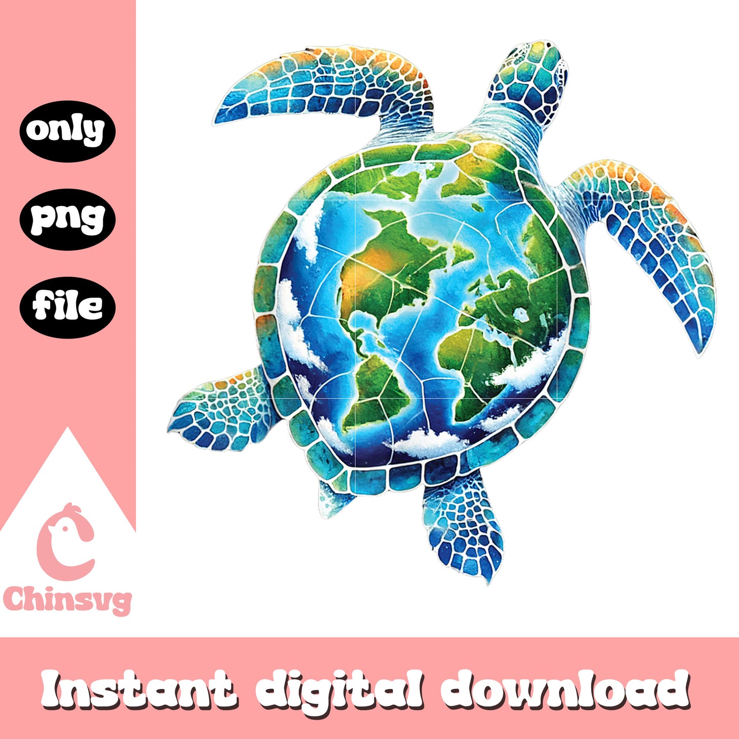 Turtle global earth design png, when is earth day png, earth png