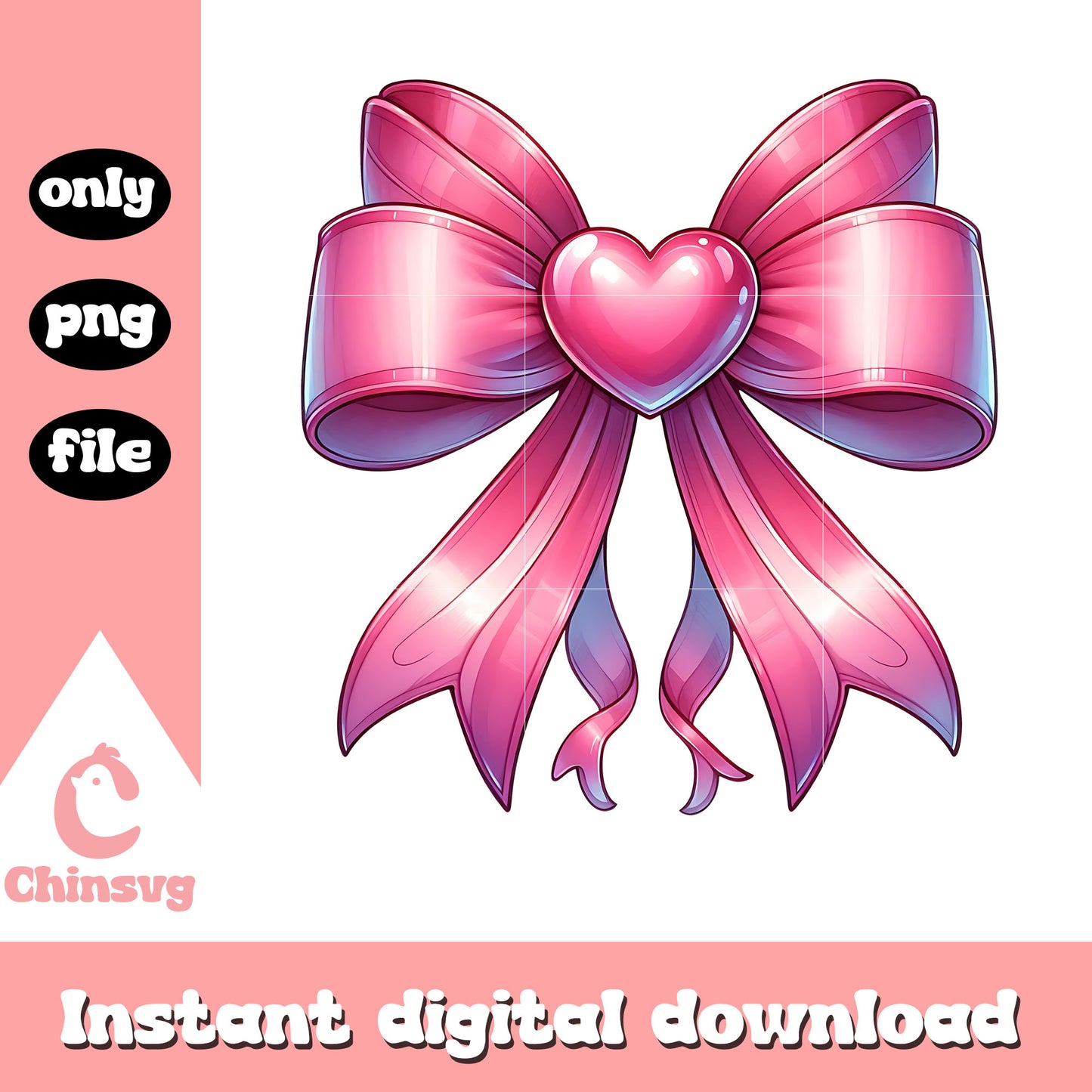 Valentine bow heart shape png, heart shape png, valentine png