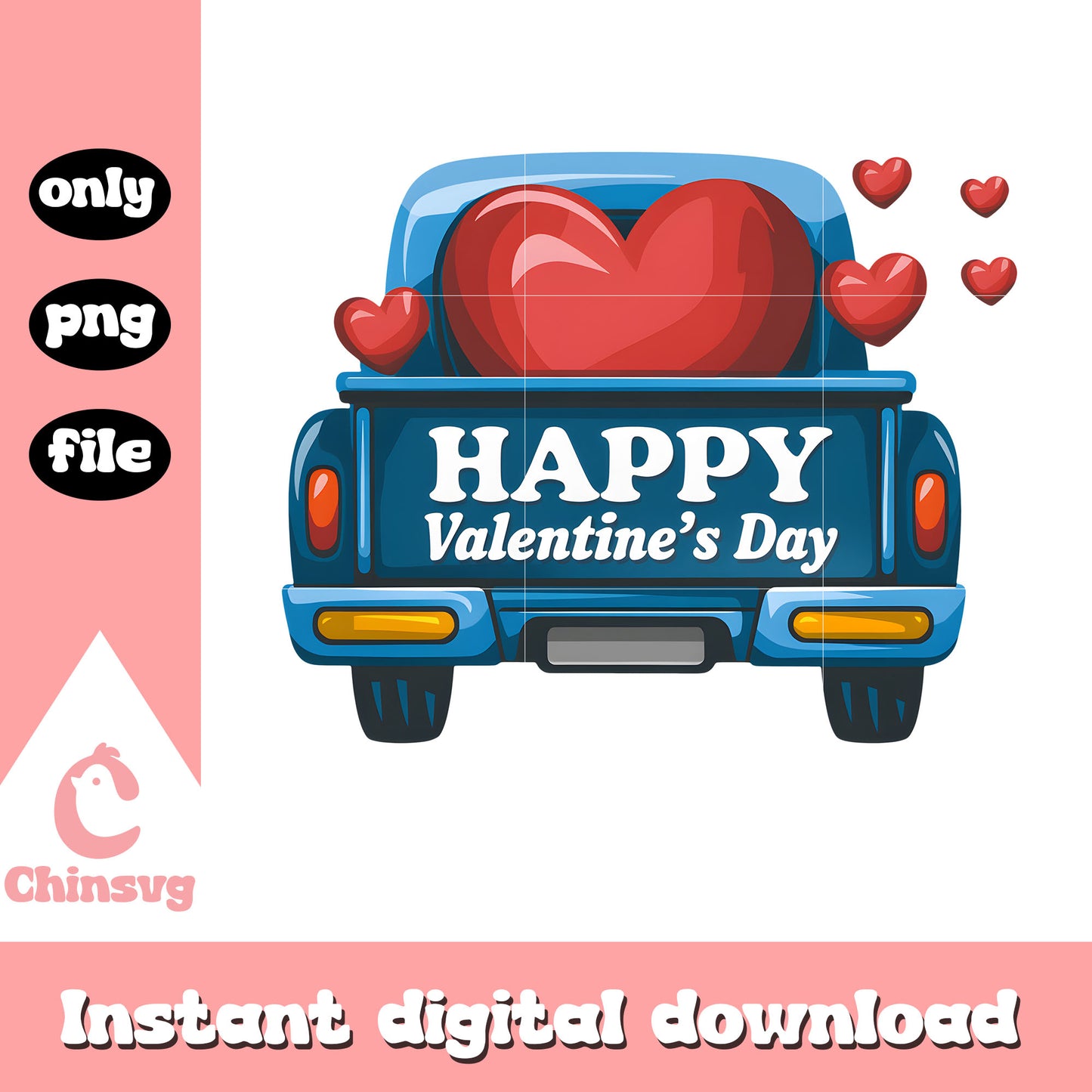 Valentine car happy valentine's day png, valentine's day png