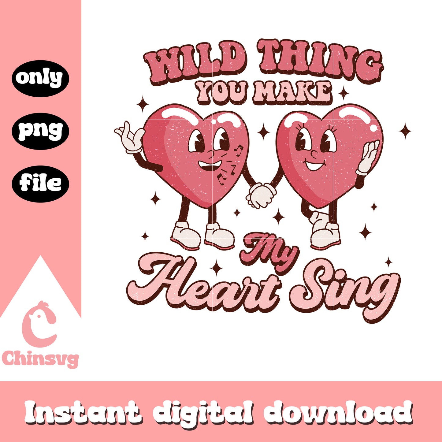 Valentine will thing you make my hear sing png, heart shape png