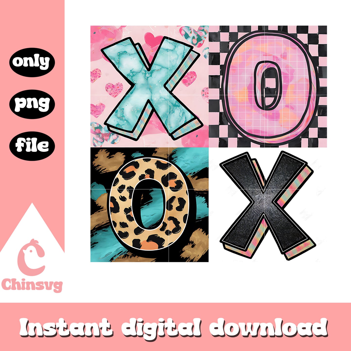 Valentine xoxo font design png, xoxo png, valentine png