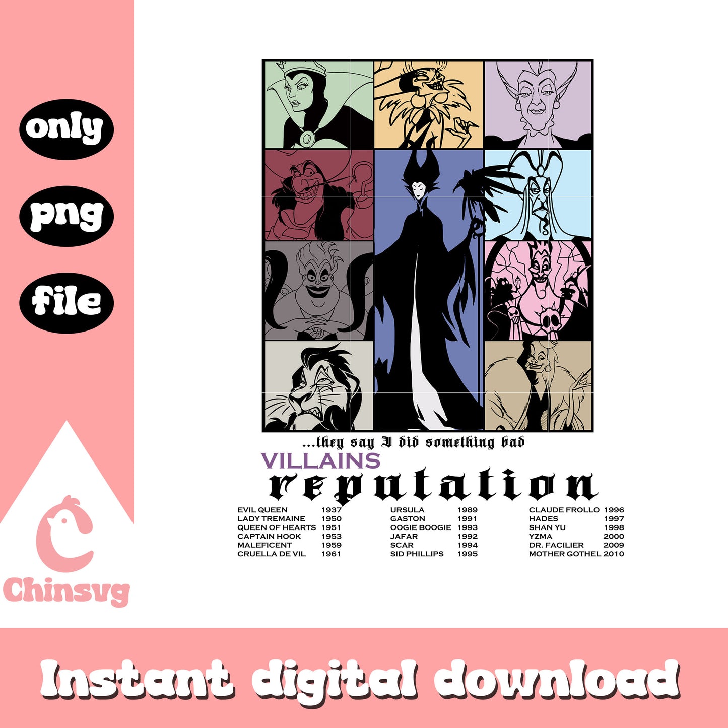 Villains reputation witch movies clipart png, disney witches cartoon png