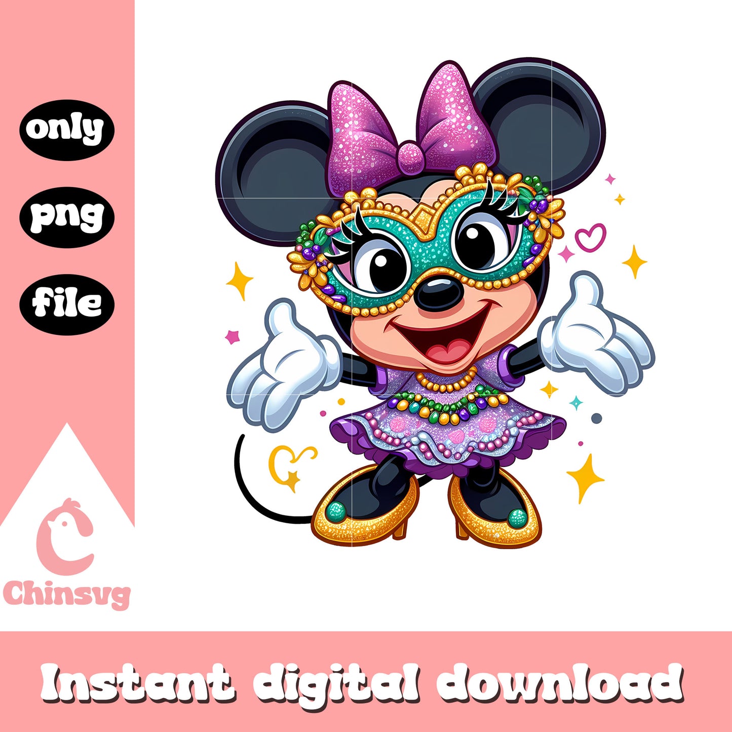 Vintage outfit of mardi gras day png, mardi gras clothes png