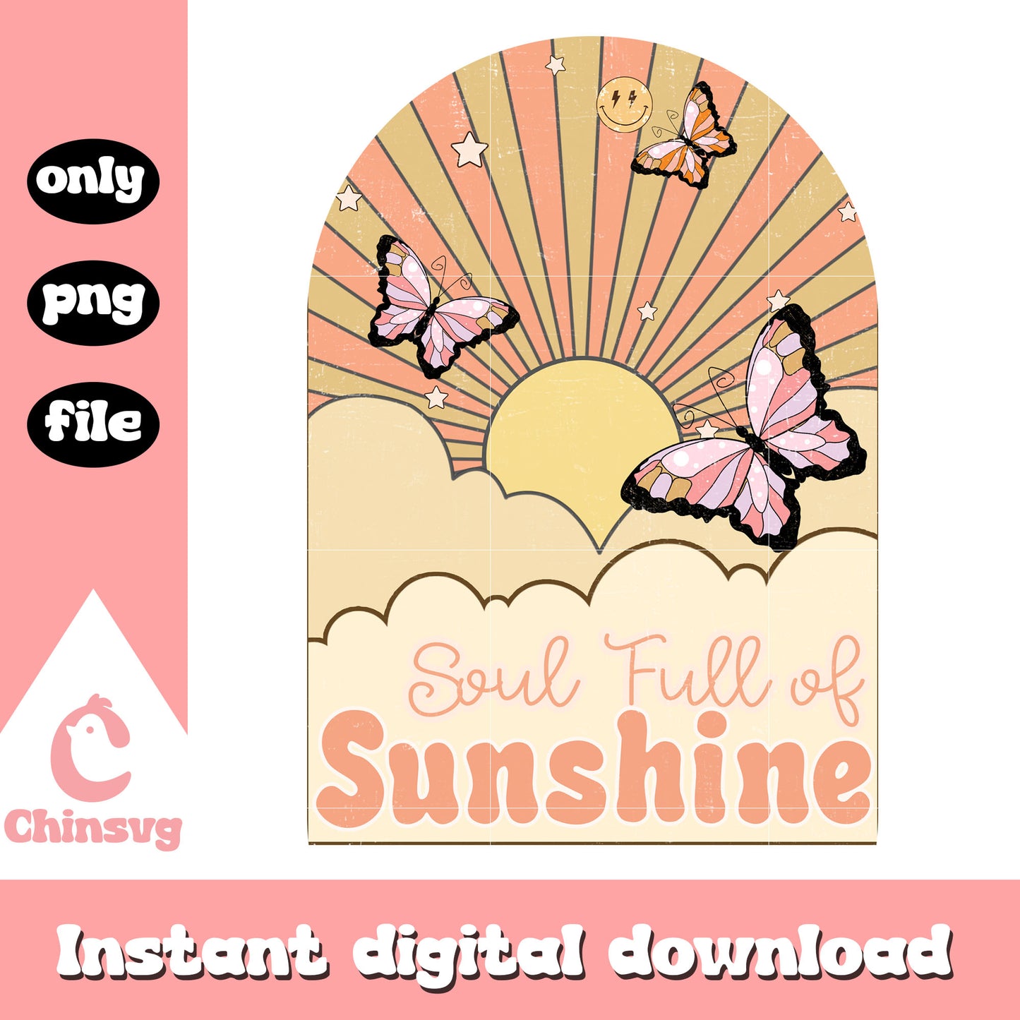 Vintage summer window soul full of sunshine png, 500 days of summer png