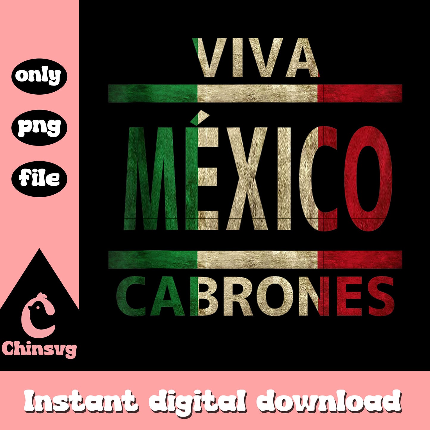 Viva mexico cabrones logo design png, independence of mexico png