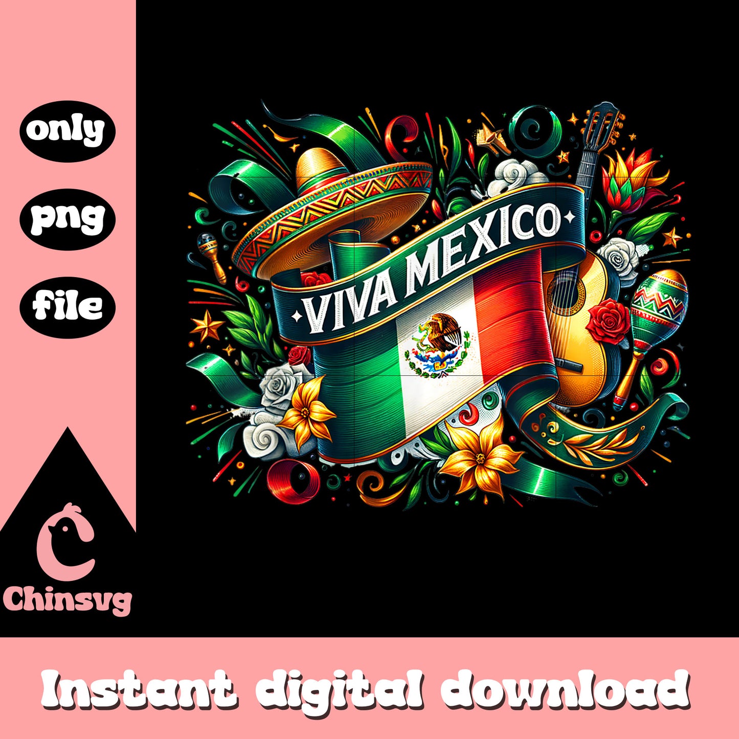 Viva mexico september 16 flag png, mexico independence png