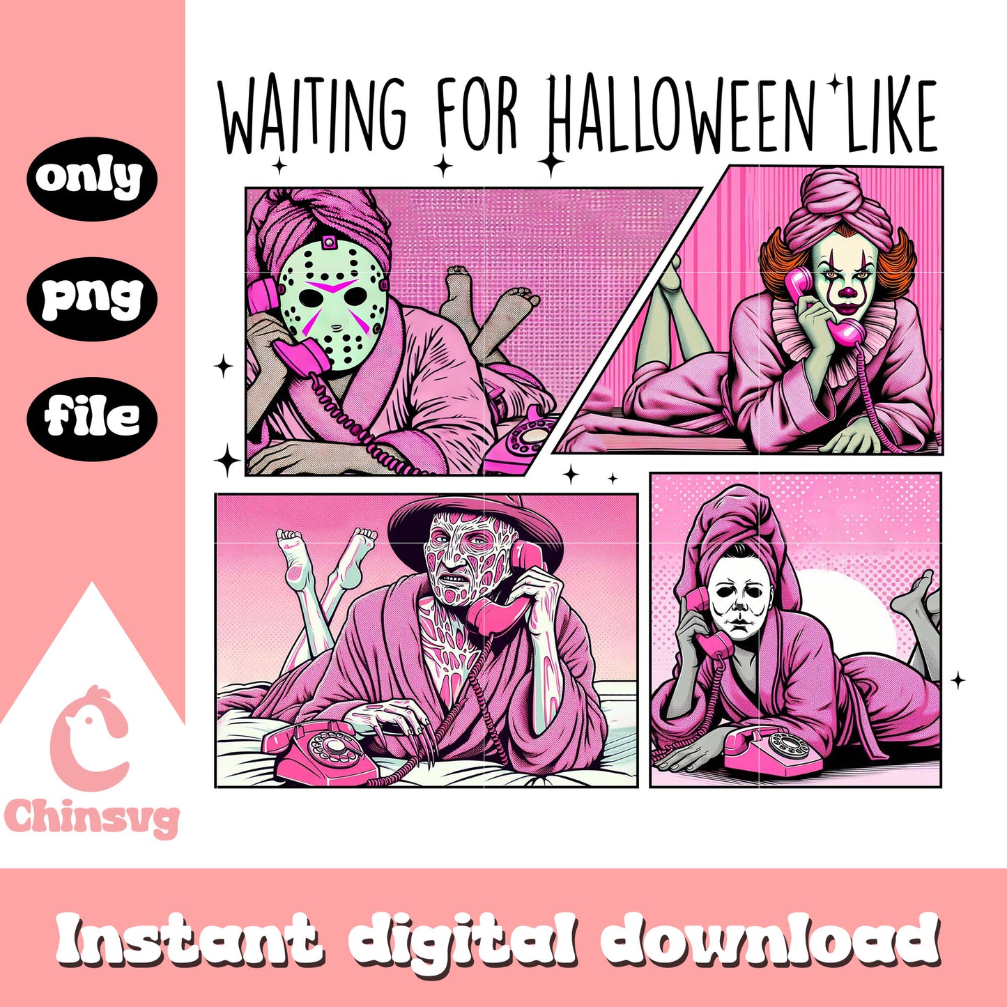 Waiting for halloween like horor killers girl png, horor movie casts png