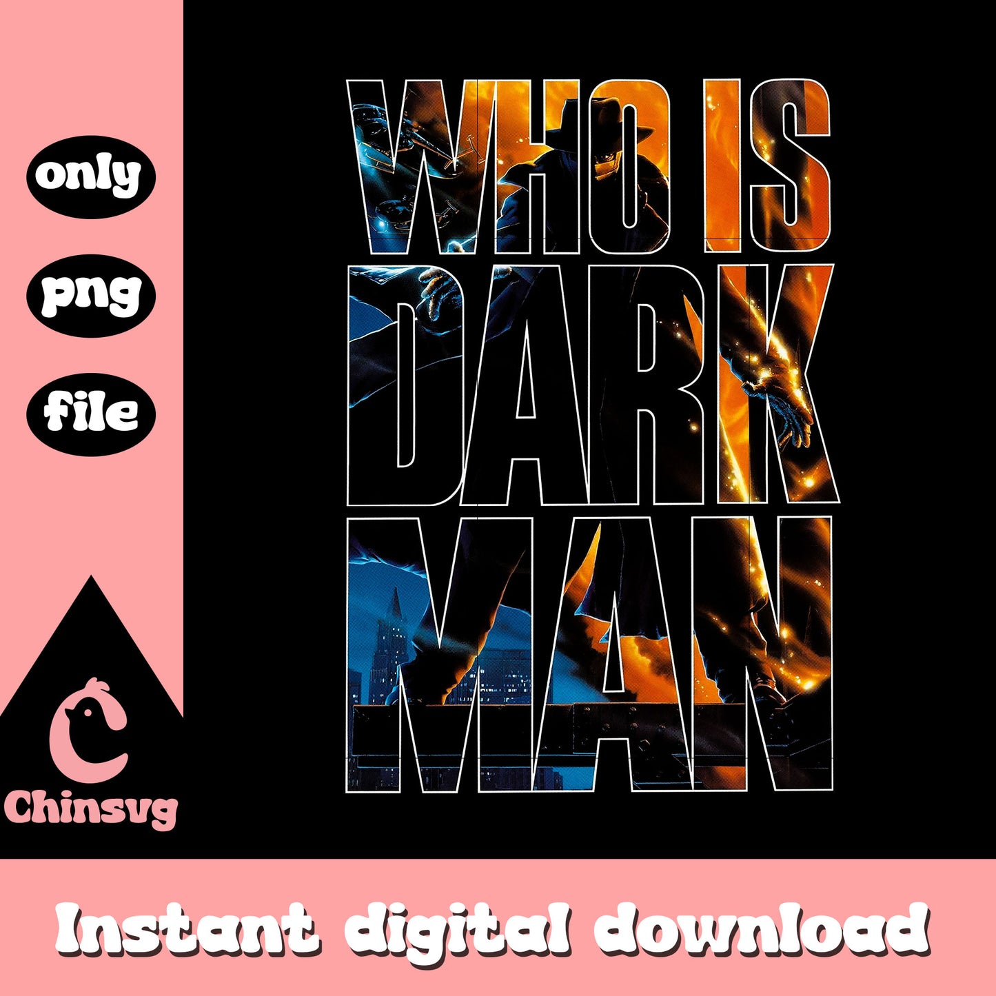 Who is darkman font design png, the return of durant png
