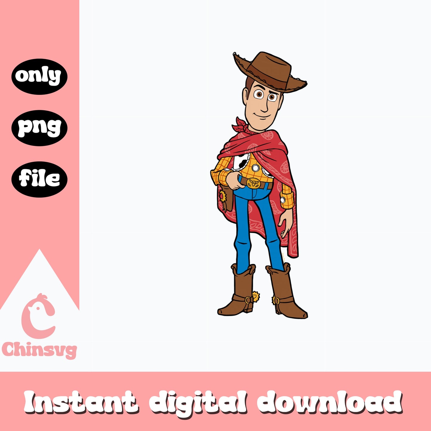 Woody Toy Story Cowboy PNG, Disney Pixar PNG, Toy Story PNG