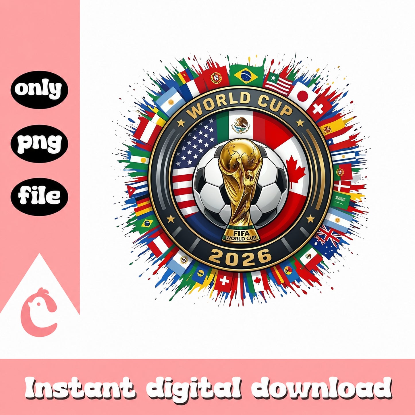 World Cup 2026 Soccer PNG, FIFA World Cup Clipart, Sports PNG