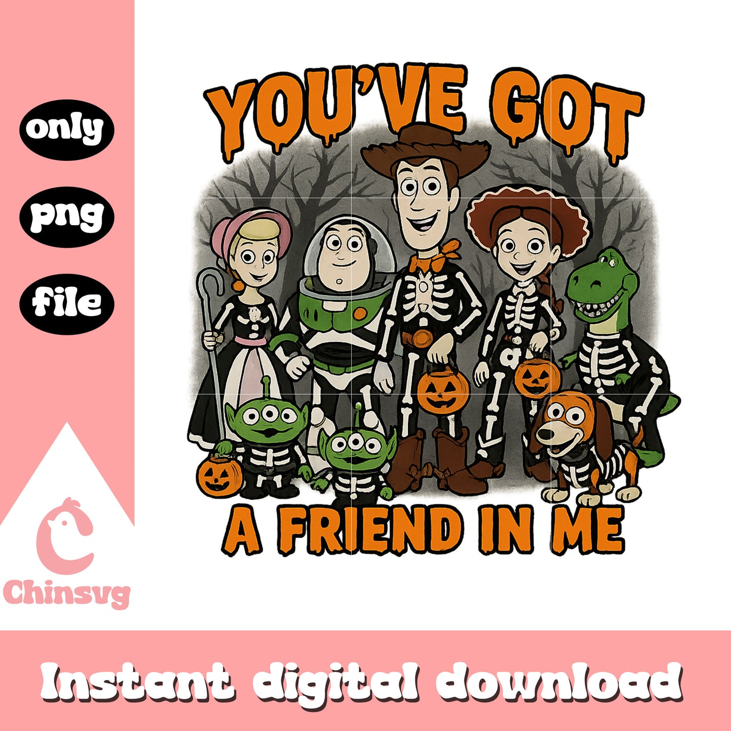 You've got a friend in me toy story cartoon png, toy story quote png