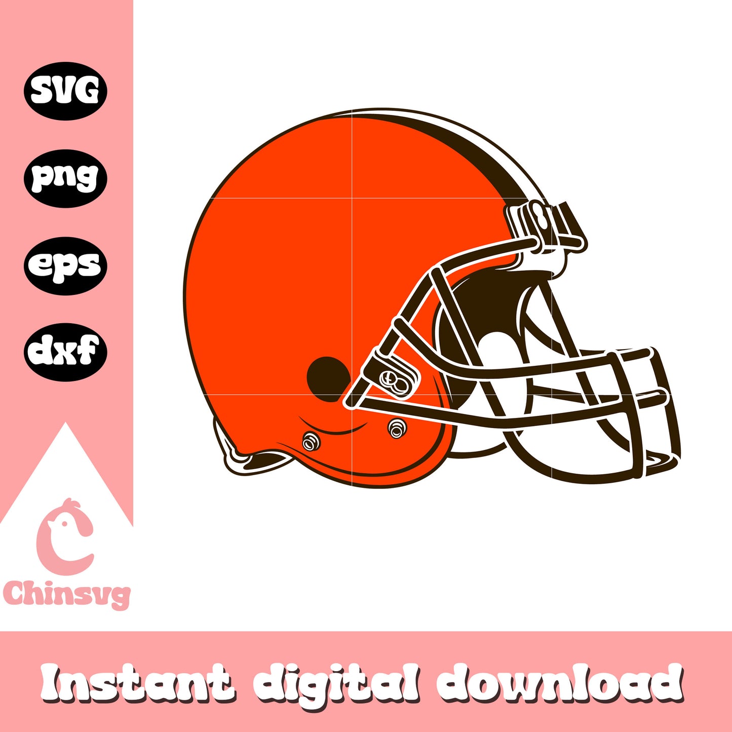 cleveland browns nfl sport helmet art svg, cleveland browns helmet logo svg