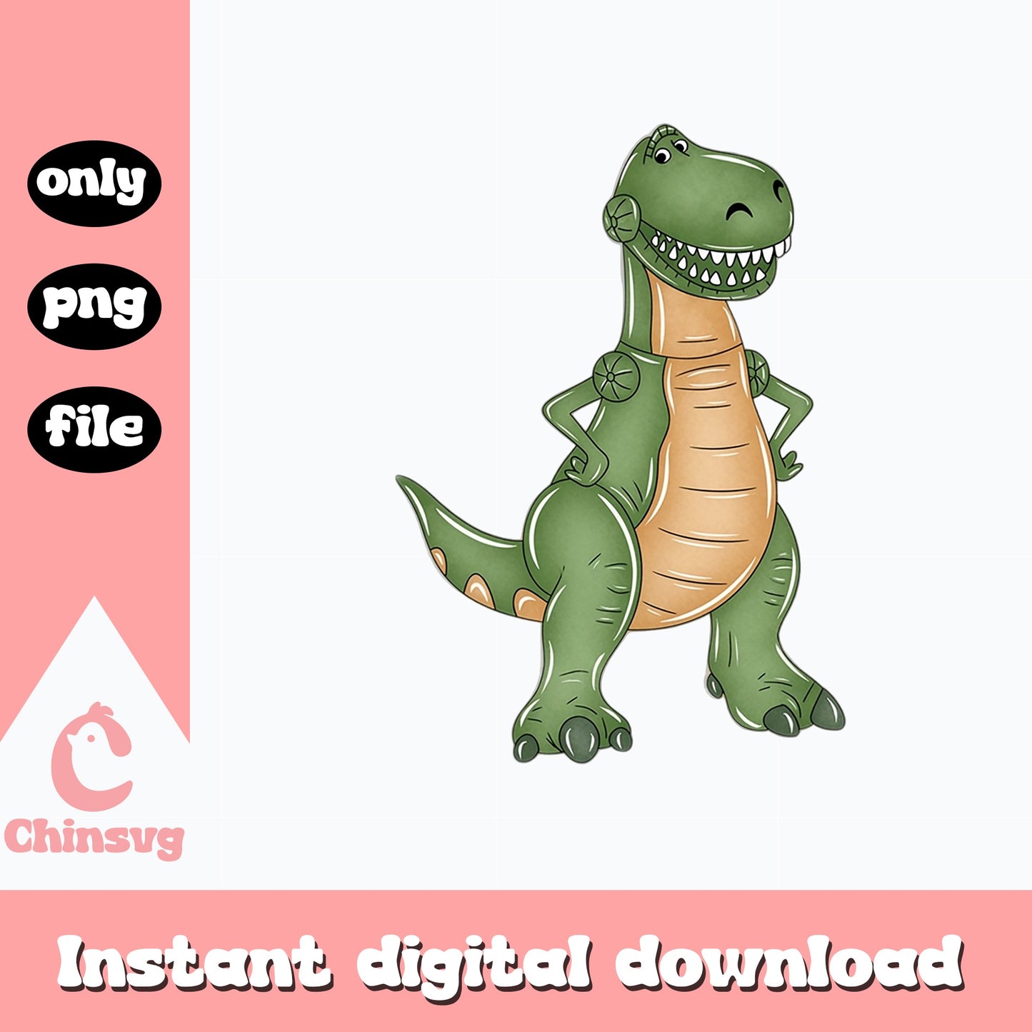 Rex Toy Story PNG, Disney Pixar Dinosaur PNG, Toy Story PNG