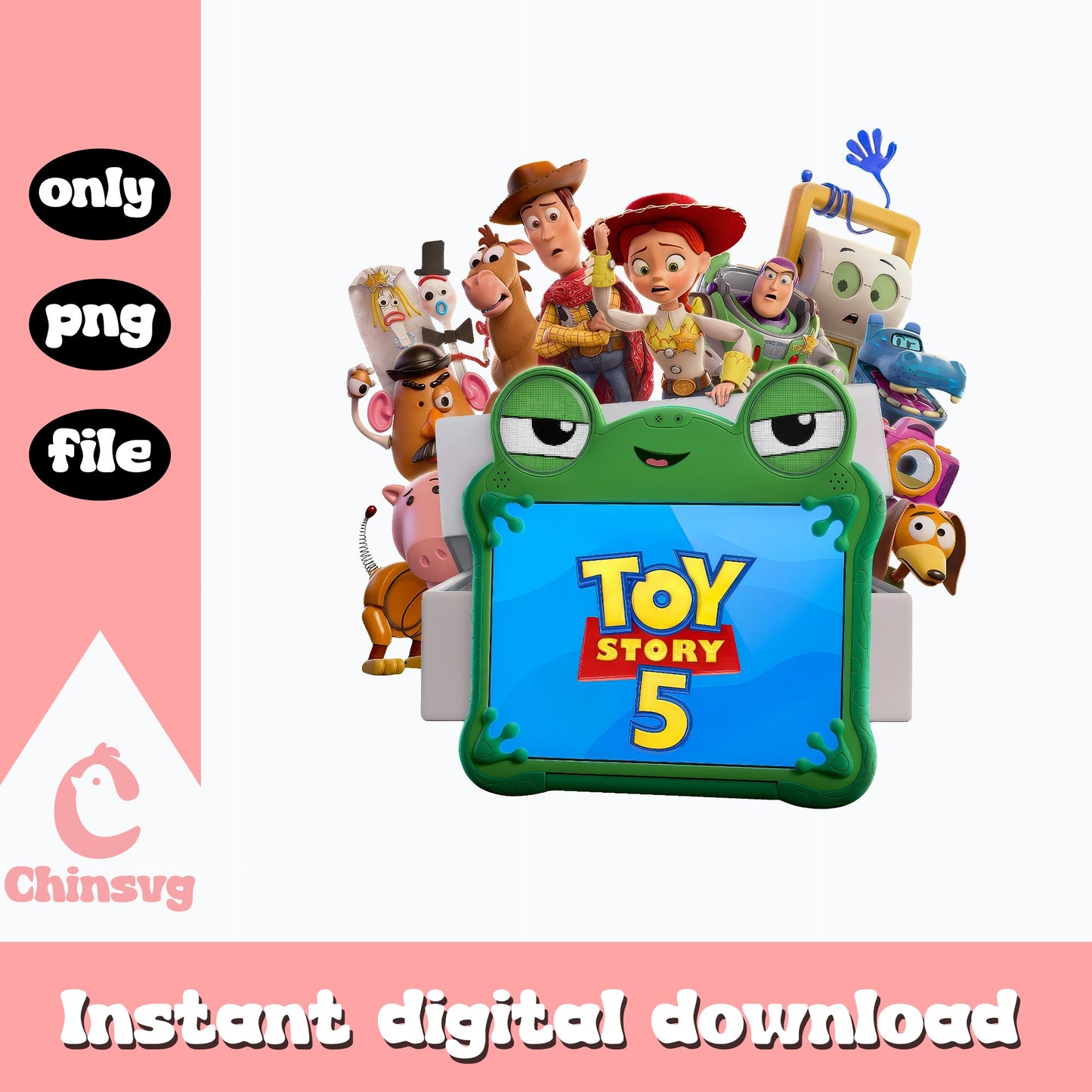 Toy Story 5 Characters PNG, Disney Pixar PNG, Woody Buzz PNG