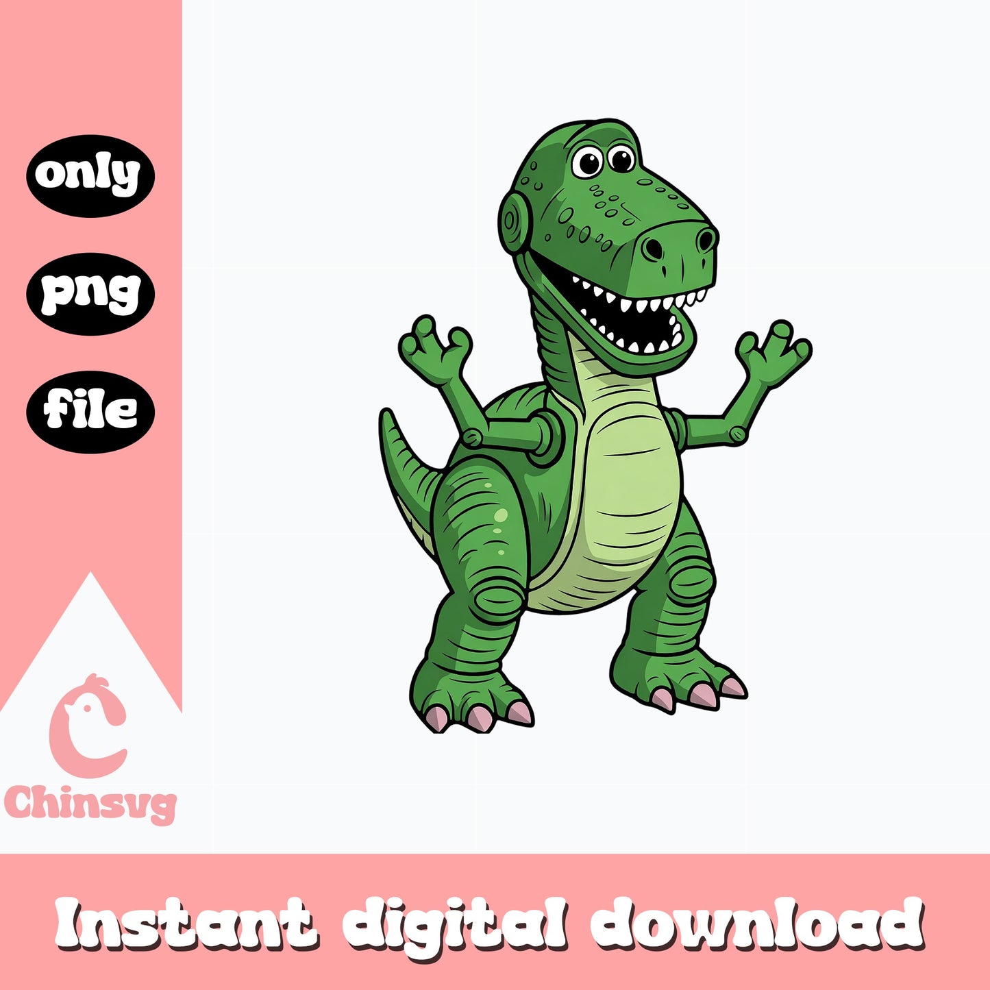 Rex Toy Story PNG, Disney Pixar Dinosaur PNG, Toy Story PNG