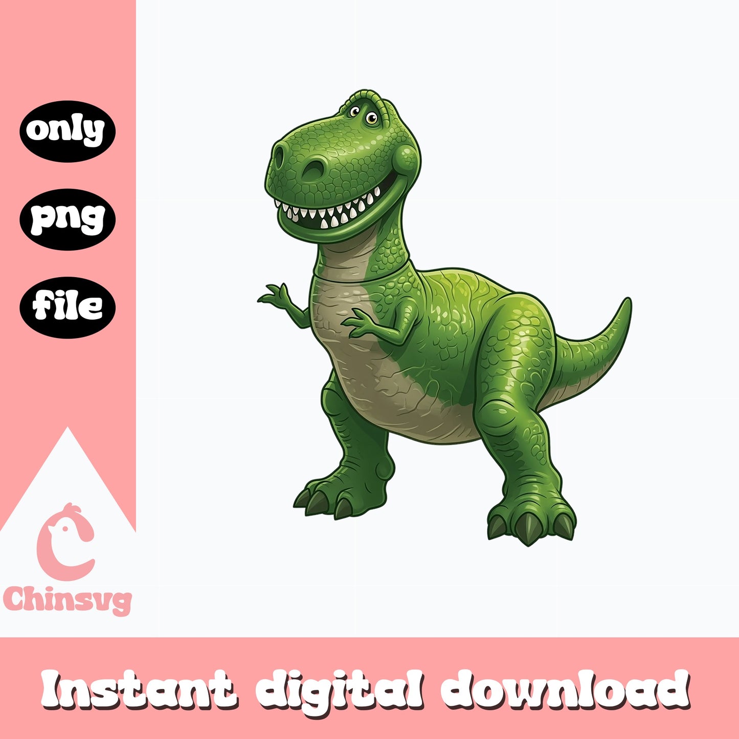 Rex Toy Story PNG, Disney Pixar Dinosaur PNG, Toy Story PNG