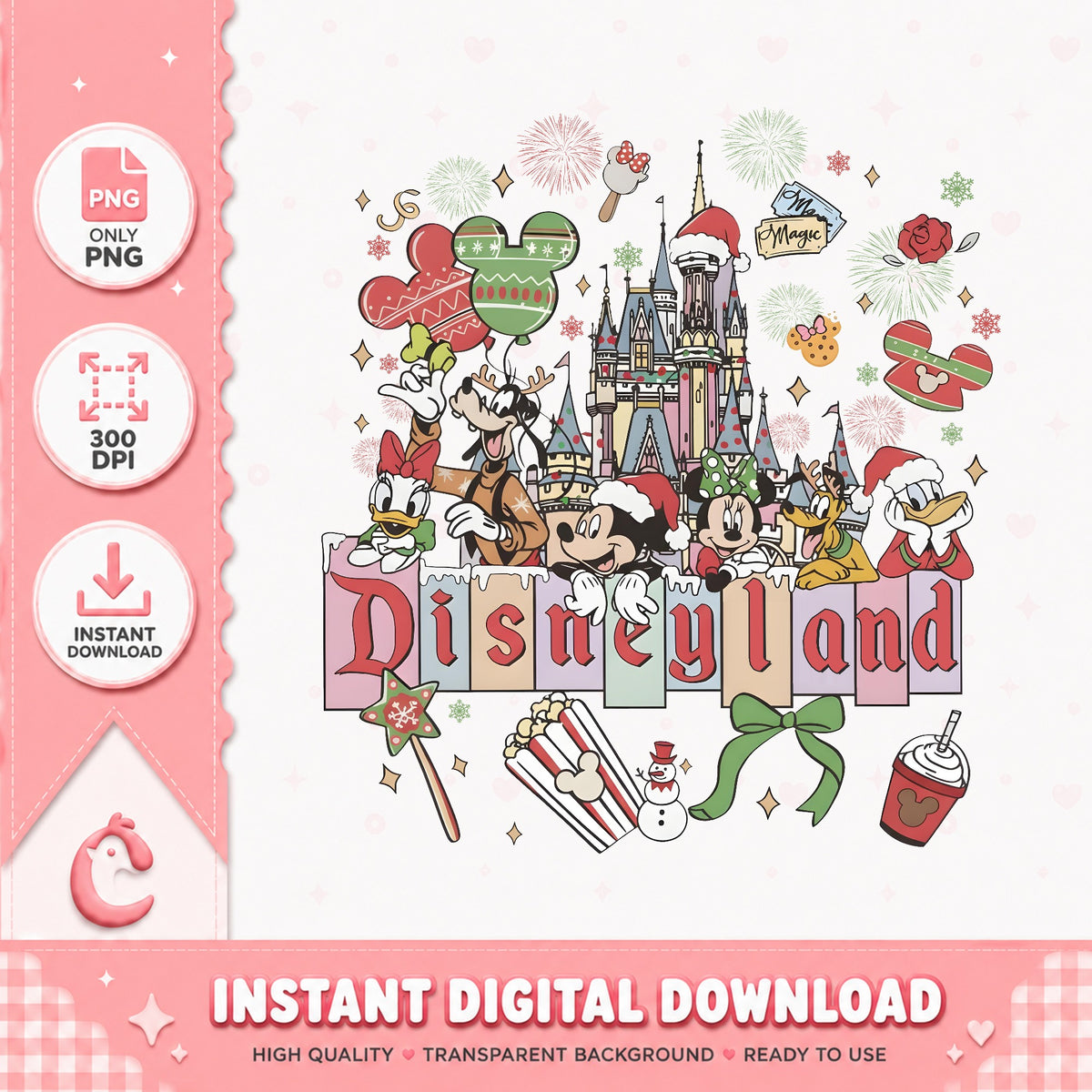 3 Disneyworld Christmas Disneyland