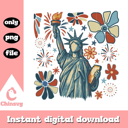 4th of july statue of liberty design png, 4th of july holiday png