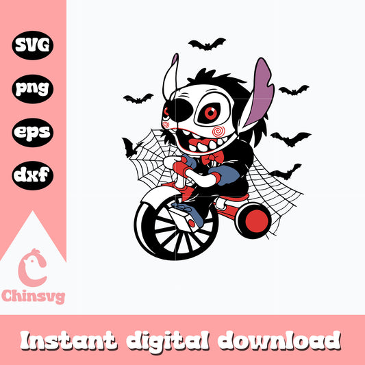 Stitch Jigsaw design Svg, Halloween svg, digital download